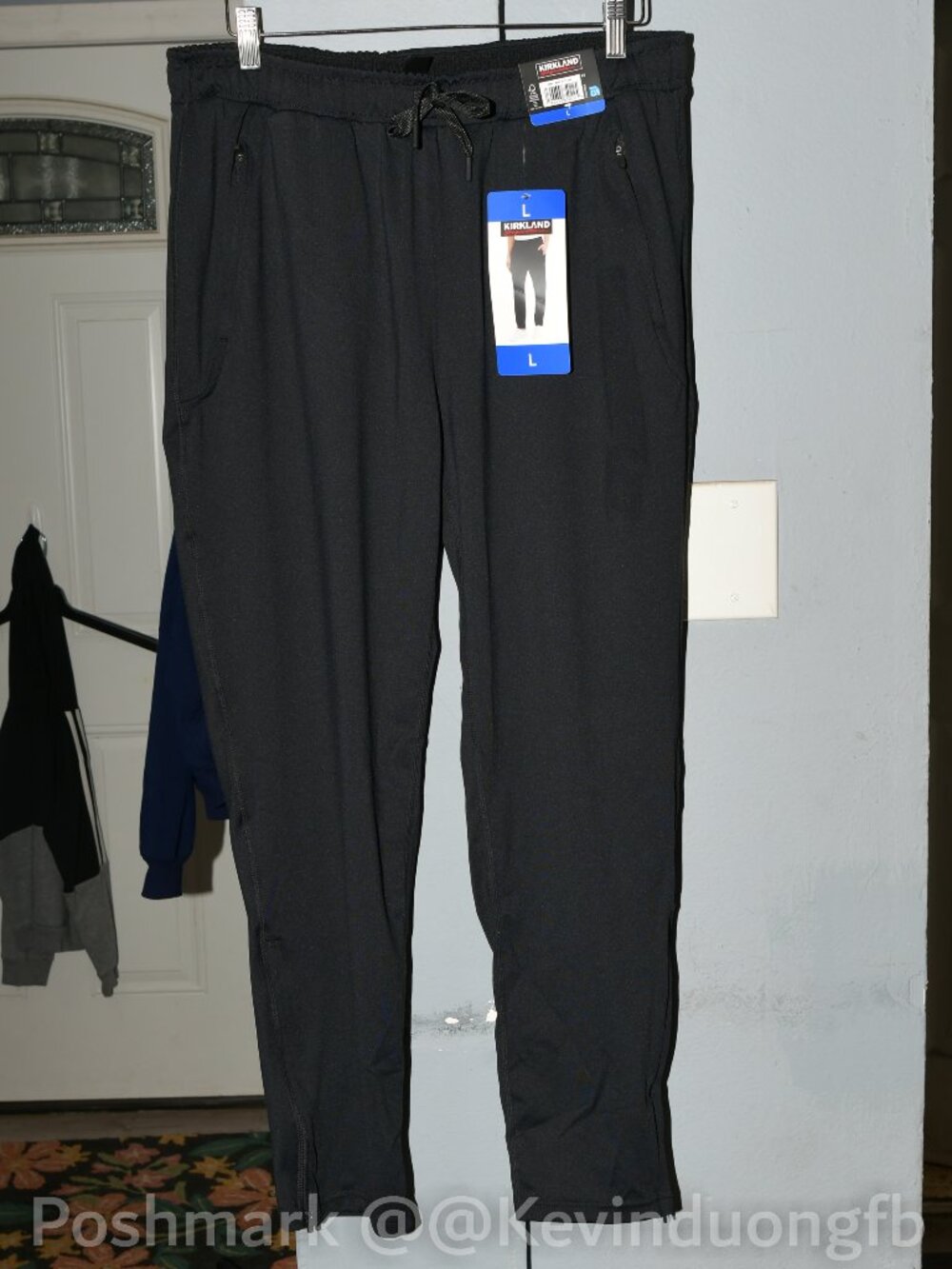 Kirkland Signature Men's Active Pant Elastic Waistband With Adjustable Outer Dra
